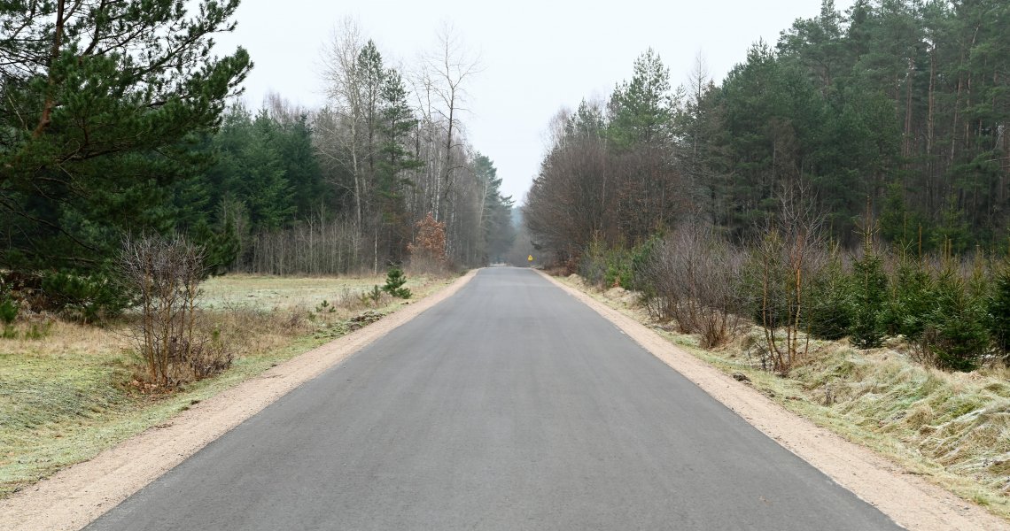 Zakończył się remont drogi powiatowej w Paraszynie na odcinku Strzebielino Morskie – Paraszyno