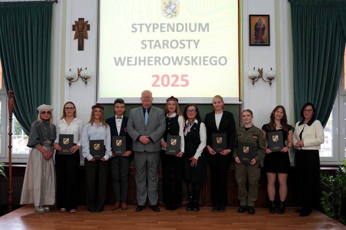Najzdolniejsi z powiatu nagrodzeni – wręczono Stypendia Starosty Wejherowskiego