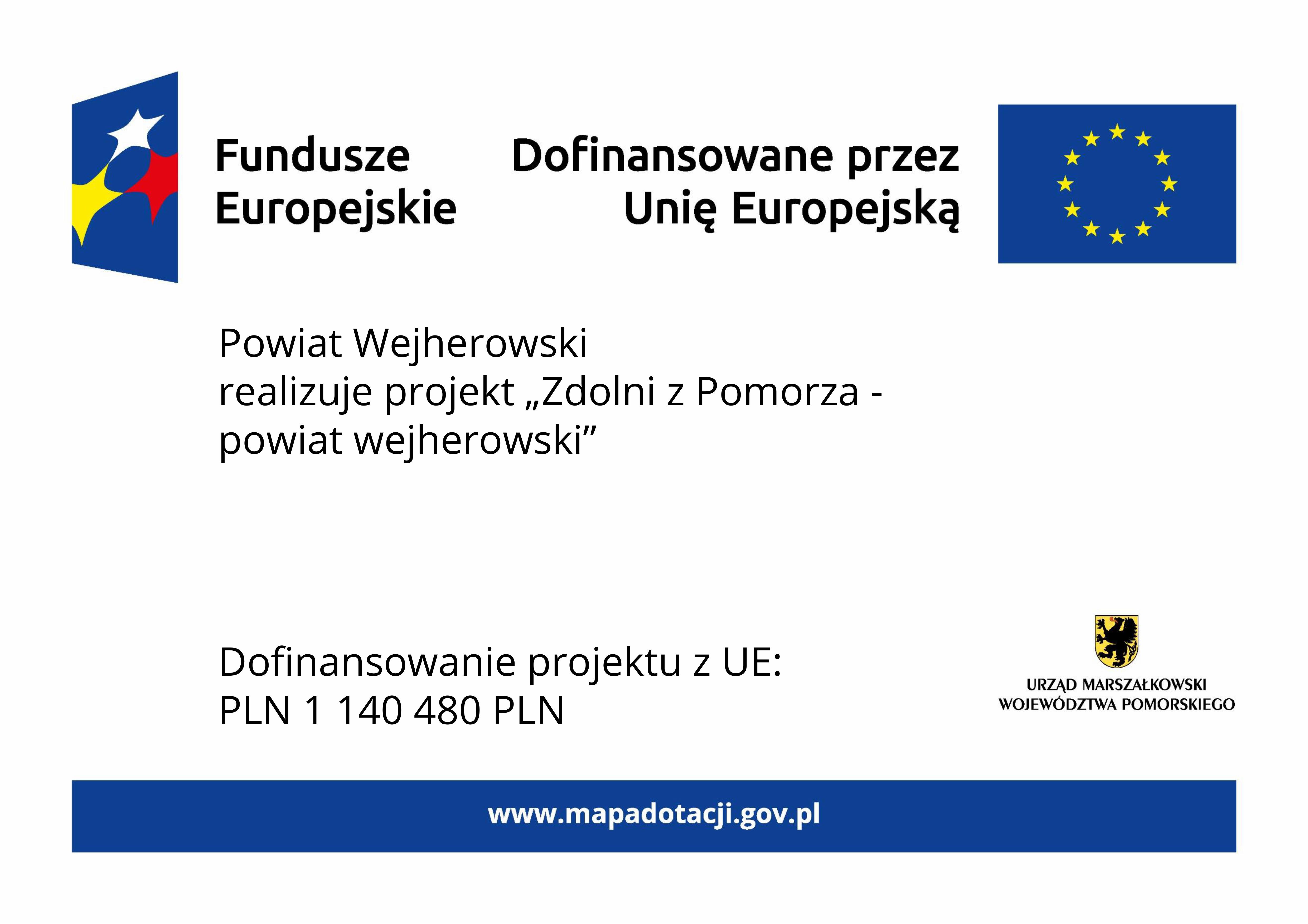  „Zdolni z Pomorza –powiat wejherowski”  